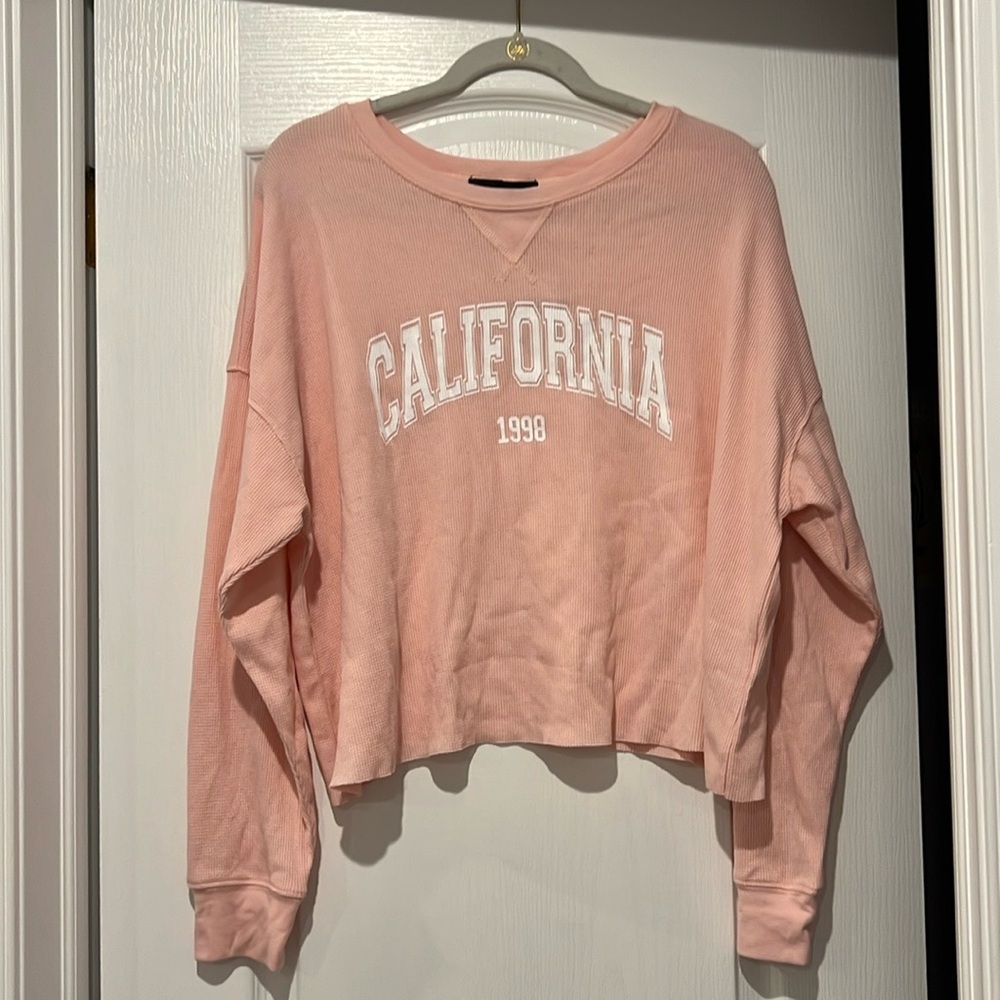 Pink California waffle knit top from Forever 21